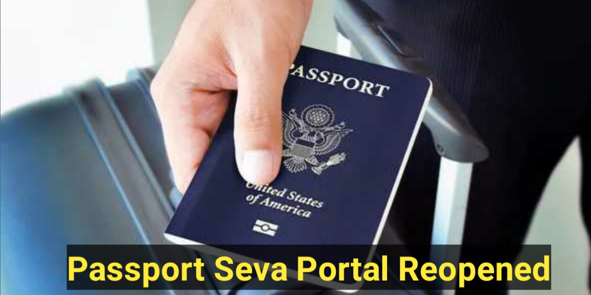 Passport Seva Portal Reopened